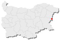 Położenie na mapie Bułgarii